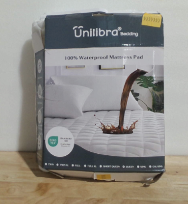 UNILIBRA Protector de Colchon Queen Impermeable | Cubierta Acolchada de Bolsillo Profundo 6-21 pulgadas, Transpirable con Relleno de Algodon Hueco