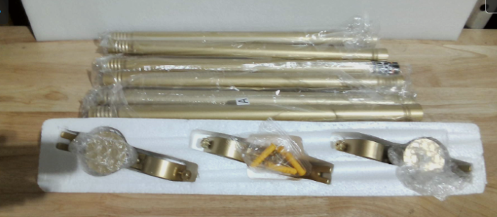80-147 CM (equivalentes a 32-58 pulgadas) detallan el rango de longitud ajustable de este set de barras