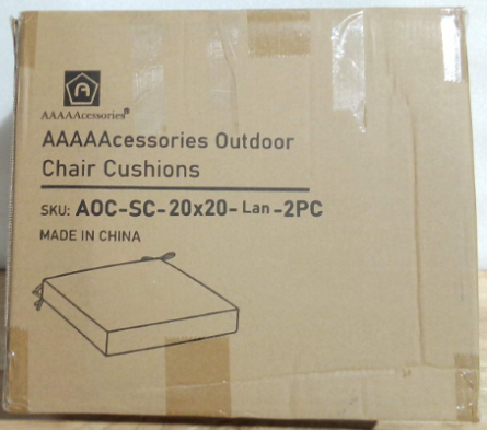 juego de 2 cojines para sillas de exterior de la marca Acessories