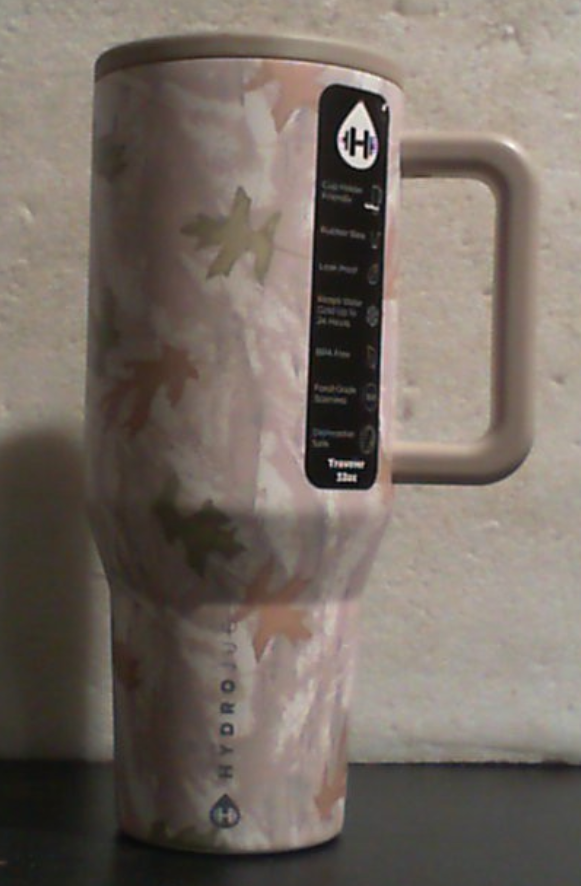 HydroJug Traveler - Botella de agua aislada con asa, 32 onzas, camuflaje