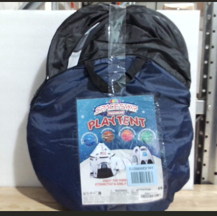 carpa infantil plegable Spaceship Play Tent (Nave Espacial) de la marca JOYIN.