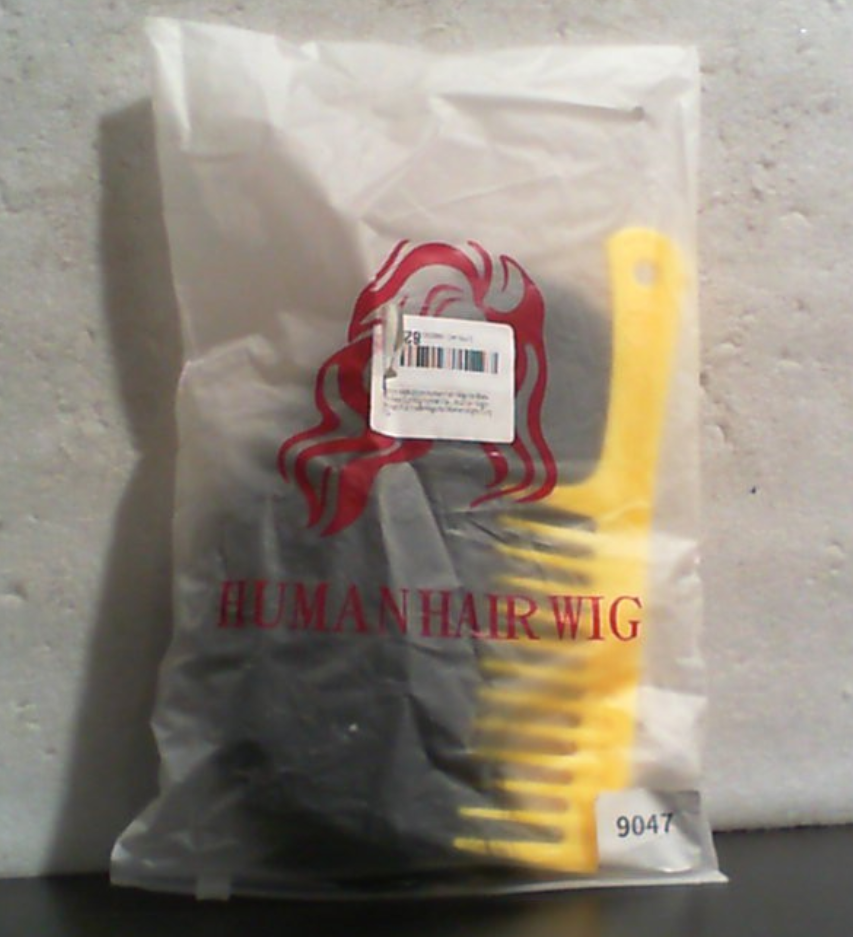 OYM HAIR Peluca de Cabello Humano Corte Pixie | 100% Cabello Virgen Brasileño para Mujeres | Ligeramente Rizada Color 1B