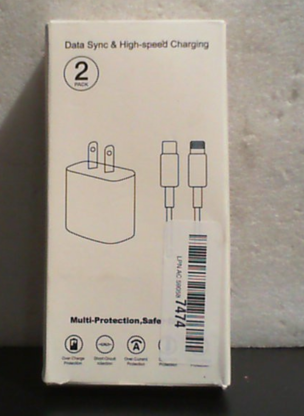 Cargador Rapido para iPhone 14 | Bloque USB-C con Power Delivery | Adaptador de Viaje con Cable USB-C a Lightning de 10 pies | Compatible con iPhone 14/13/12/11/X/XR y iPad