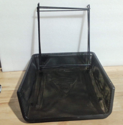 Bandejas para Documentos Apilables de un Solo Nivel Simple Houseware, Paquete de 3 Unidades, Negro.