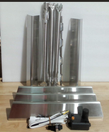 CONTIENE 9 PIEZAS ( Kit de Reconstrucción y Repuestos Universales de Acero Inoxidable para Parrillas de Gas ) VIENE COMO ESTA EN LA SEGUNDA  IMAGEN