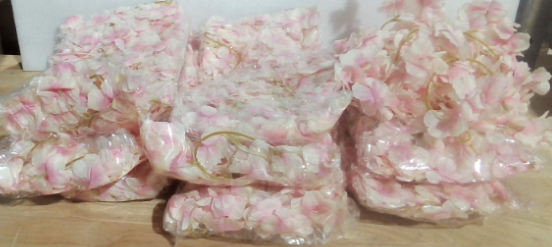 juego de Guirnaldas Artificiales de Flor de Cerezo (Sakura)