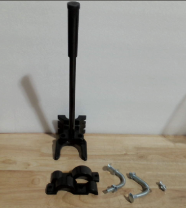 Pestillo automático de seguridad para portones de malla ciclónica (eslabonada