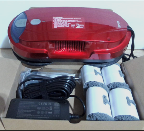 l Robot Inteligente Limpiavidrios BNZ K1 (Color ROJO Mate)