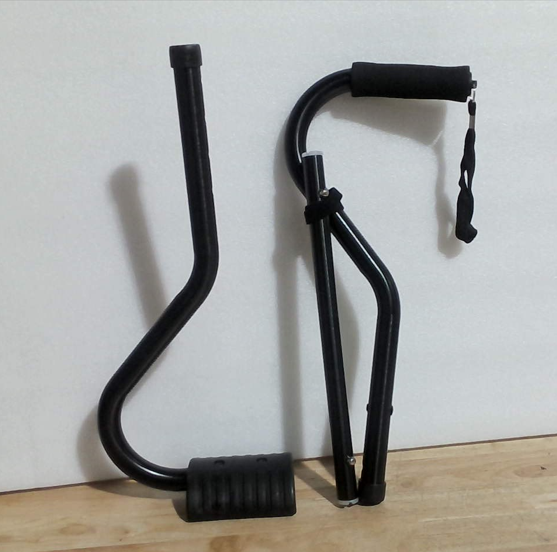 bastón ajustable y plegable de asistencia para subir escaleras