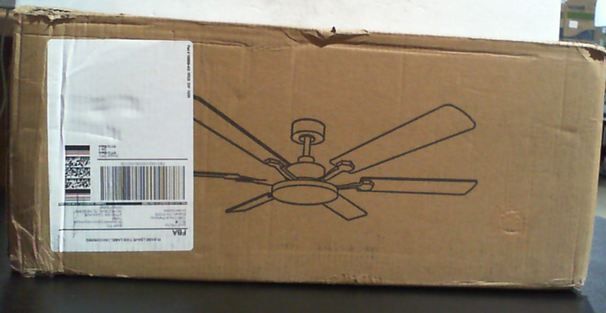 Ventilador de Techo 60" con Luz | Grande Moderno Negro con Control Remoto | 6 Aspas de Doble Cara | Motor Reversible de 6 Velocidades | LED Dimeable | Silencioso