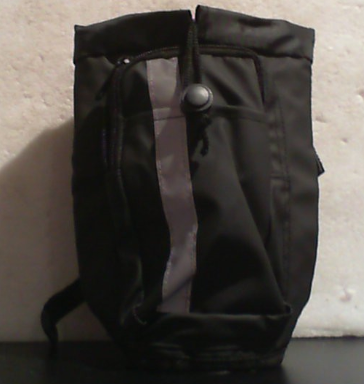 FINPAC Portavasos para Bicicleta | Universal con Bolsillos para Teléfono, para Coche de Bebé, Andador, Carrito de Golf y Scooter | Negro