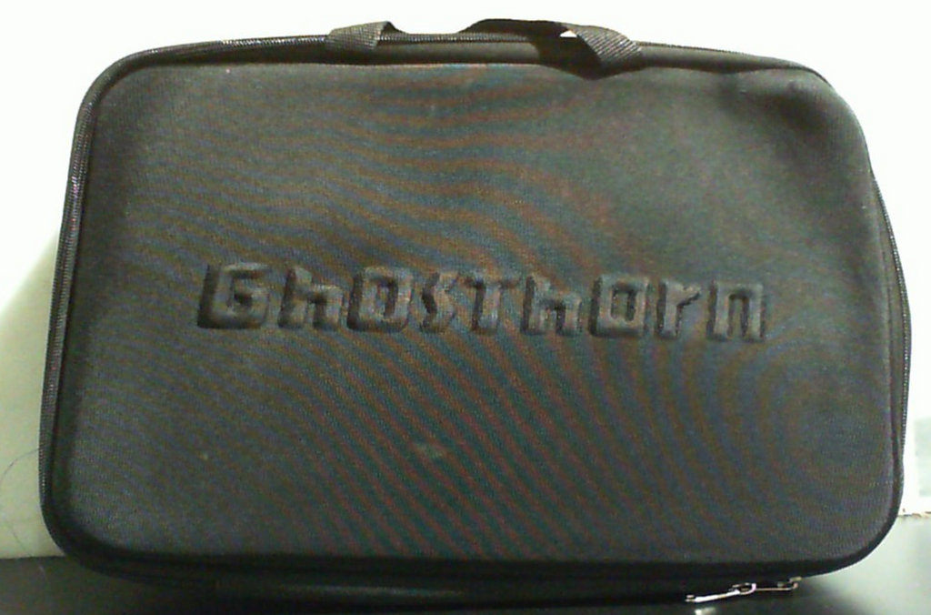 Sin accesorios adicionales: Caña de pesca telescópica Ghosthorn con carrete y estuche portátil