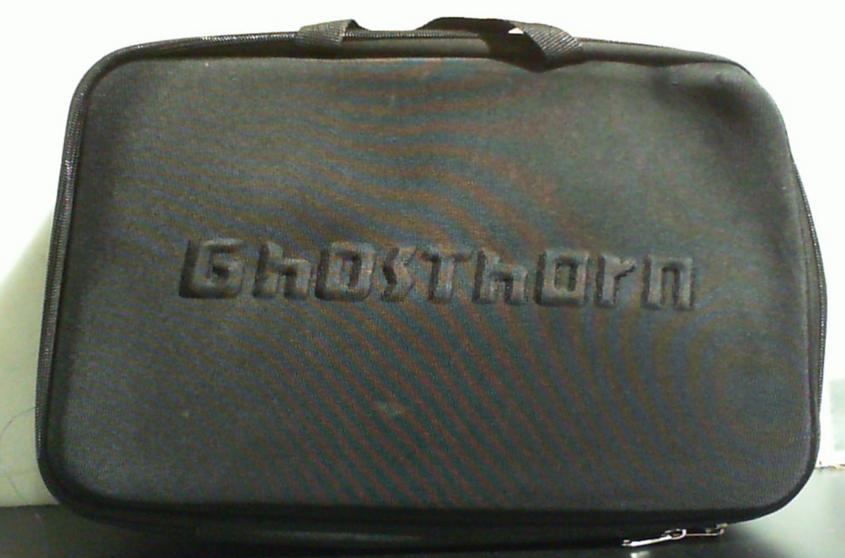 Sin accesorios adicionales: Caña de pesca telescópica Ghosthorn con carrete y estuche portátil