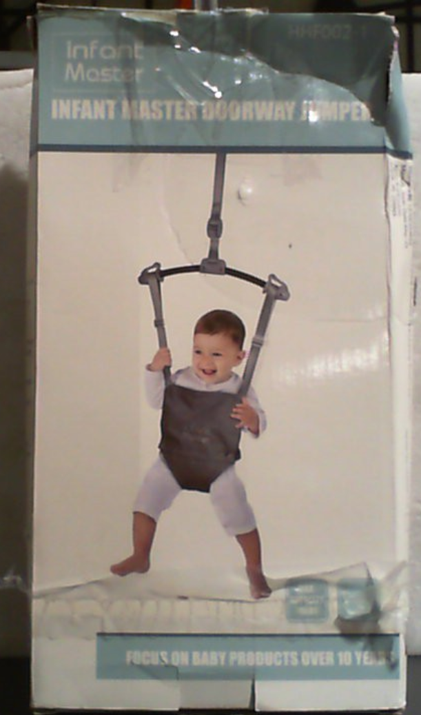 Saltador de Puerta para Bebe Infant Master | Resistente, Correa Ajustable 10.8-23.6 Pulgadas | Asiento Acolchado y Bolsa | Portatil para Marco de Puerta