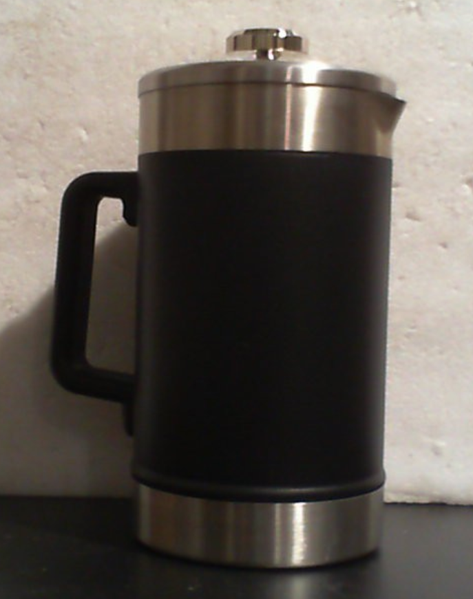 Prensa Francesa STANLEY Classic Stay-Hot 48 oz | Café en 5 Minutos, 4 Horas Caliente | Filtro de Malla, Acero Inoxidable Aislado, Libre de BPA | Negro 2.0