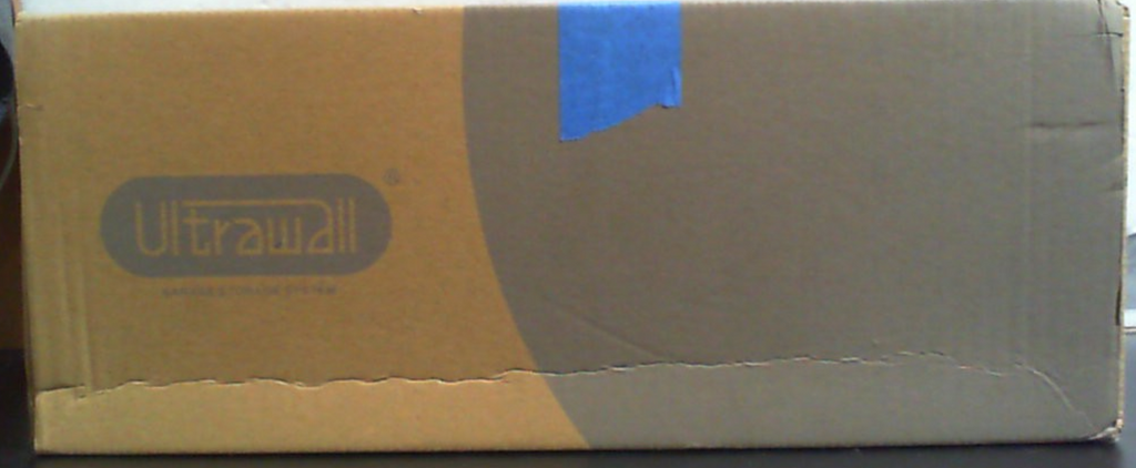 Ultrawall Contenedores de Almacenamiento de Pared | Organizador Plastico Colgante para Tornillos, Tuercas y Herramientas | 12 Contenedores y 3 Rieles (Azul)