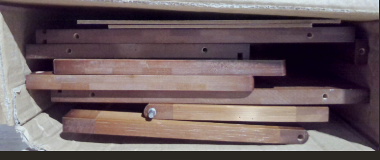 Furshus Panera de Bambú de Doble Nivel para Cocina | ARTICULO CONTIENE 10 PIEZAS DE MADERA Y 13 TORNILLOS IGUAL COMO SE MUESTRA EN LA SEGUNDA IMAGEN )