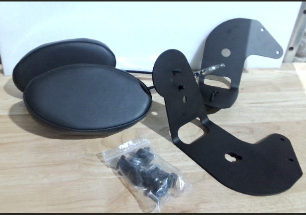 ARTICULO VIENE COMO SE MUESTRA EN LA SEGUNDA IMAGEN ) Descansabrazos Trasero para Motocicleta GTYKMY | Almohadillas Ajustables para Pasajero | Compatible con Honda Goldwing GL1800 2001-2017