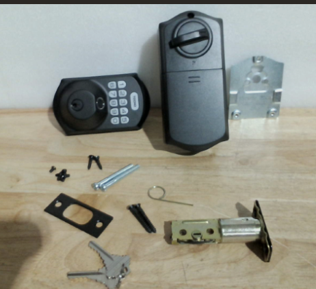 ARTICULO VIENE COMO SE VE EN LA SEGUNDA IMAGEN ) Cerradura Inteligente TEEHO TE012W WiFi | Huella Digital | Teclado sin Llave | Control por App | Alexa | IP55 | Negro Mate