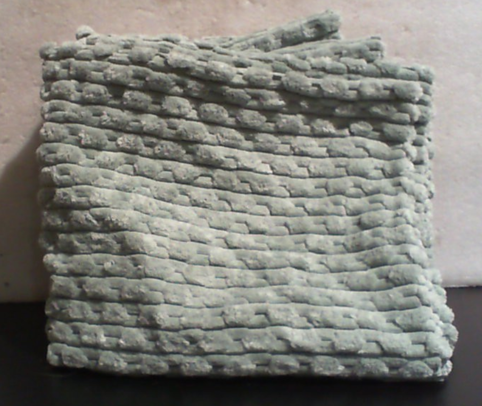 Kevin Textile 2 Fundas de Cojín de Pana Suave | Set Decorativo Boho a Rayas para Sofá, Cama y Sala Estilo Granja | 18x18 pulgadas, Verde Grisáceo
