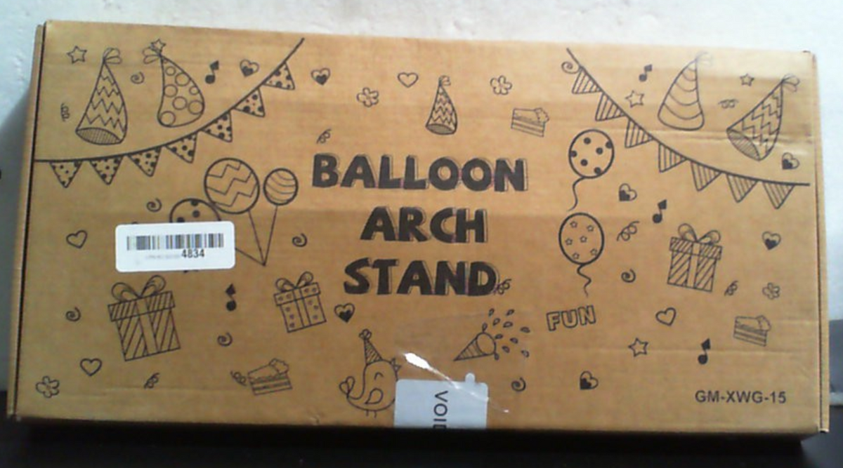 Kit de Arco de Globos YALLOVE 21 pies | Soporte con Combinación Libre de Ancho y Alto | Fácil de Armar y Desarmar | No Incluye Globos