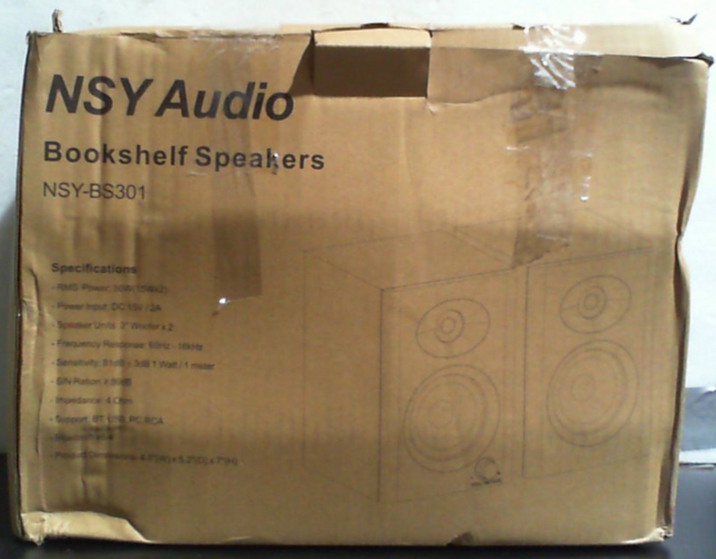 Parlantes de Computadora NSY Audio para PC de Escritorio | 60W Bluetooth con Sonido Envolvente y Graves | Compactos para Oficina, Laptop, Gaming y TV | Blancos (Par)