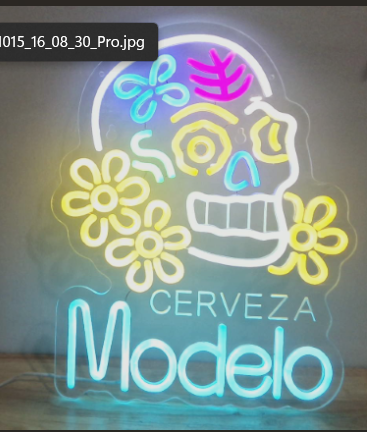 ( PRODUCTO VIENE CON CABLE USB ) Yooyneon Letrero Neón para Pared | Modelo Cerveza Bar Cerveza | PRODUCTO VIENE COMO EN LA SEGUNDA IMAGEN
