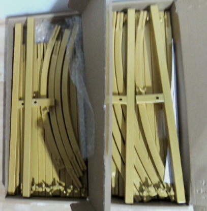 Wokceer Arco de Fondo para Bodas 7.2FT | 6FT Arco Metálico ARTICULO VIENE  CON 18 PIEZAS EN LA PRIMERA CAJA Y EN LA SEGUNDA CAJA CON 16 PIEZAS ALGUNAS VIENEN UN POCO RASPADAS ARTICULO VIENE COMO SE MUESTRA EN LA SEGUNDA IMAGEN )