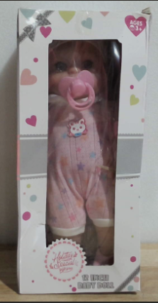 muñeca bebé de 12 pulgadas (30 cm) Holiday Special Gift (  ARTICULO VIENE IGUAL A LA SEGUNDA IMAGEN ) CAJA SELLADA