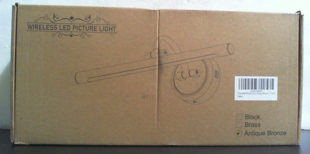 Tassuowell Luz de imagen para pared, luz artística a pilas, luz de marco de fotos