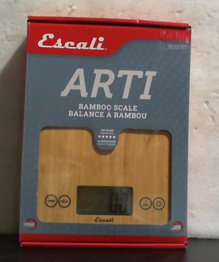 Balanza digital de alimentos Escali Arti, electrodoméstico de cocina multifuncional