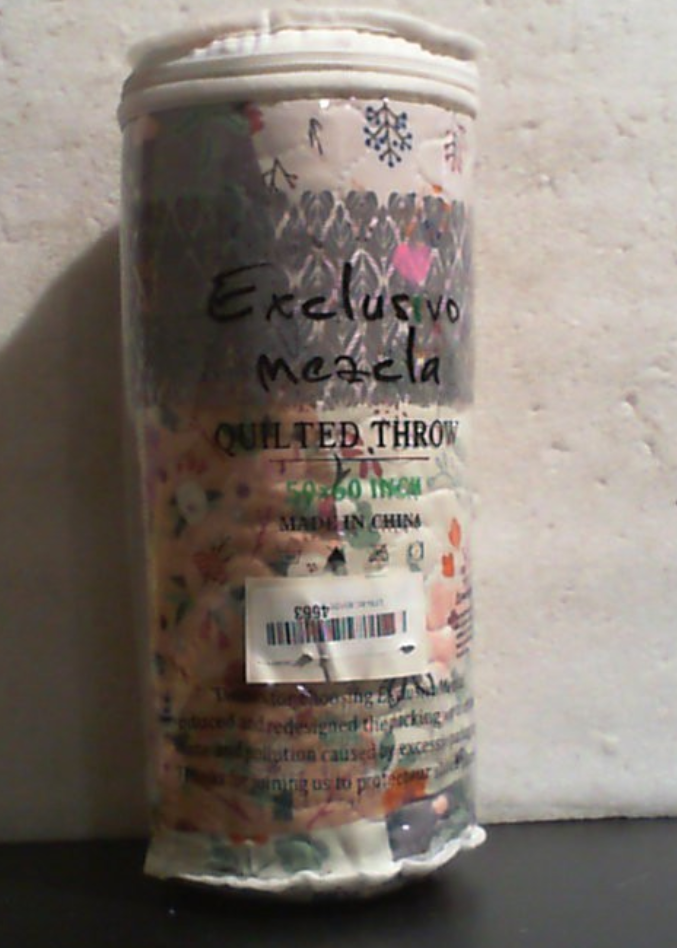 Exclusivo Mezcla Manta acolchada bohemia reversible, 50 x 60 pulgadas