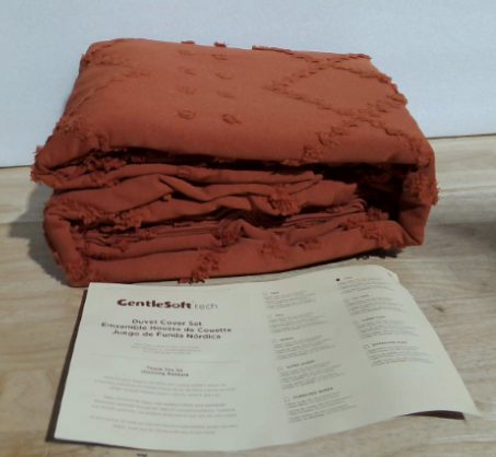 juego de funda nórdica Bedsure GentleSoft tech (Duvet Cover Set) ARTICULO VIENE COMO SE OBSERVA EN LA SEGUNDA IMAGEN ) ARTICULO VIENE CON SOLO 3 PIEZAS