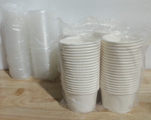 variedad set tazones y tapas  desechables blancos ( articulo viene como se muestra en la segunda imagen