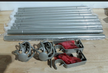 kit modular de cortinero ajustable (barra de cortina) articulo viene como se observa en la segunda imagen