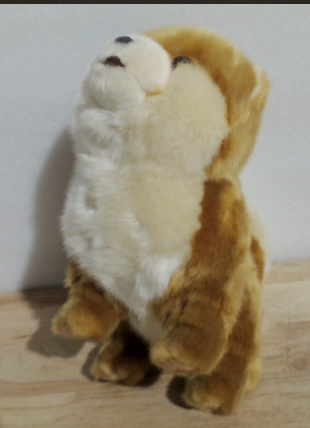 PERRITO DE PELUCHE ( VIENE COMO SE OBSERVA EN LA SEGUNDA IMAGEN )