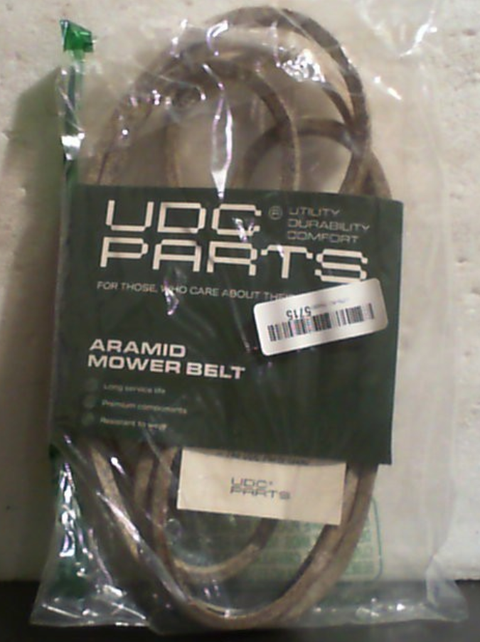 UDC Parts M154958 Correa de transmisión secundaria para John Deere 48 Pulgadas GT235 X300 X320 320 345 325 180 245 265 GX345 LX280 GT275 X500 335