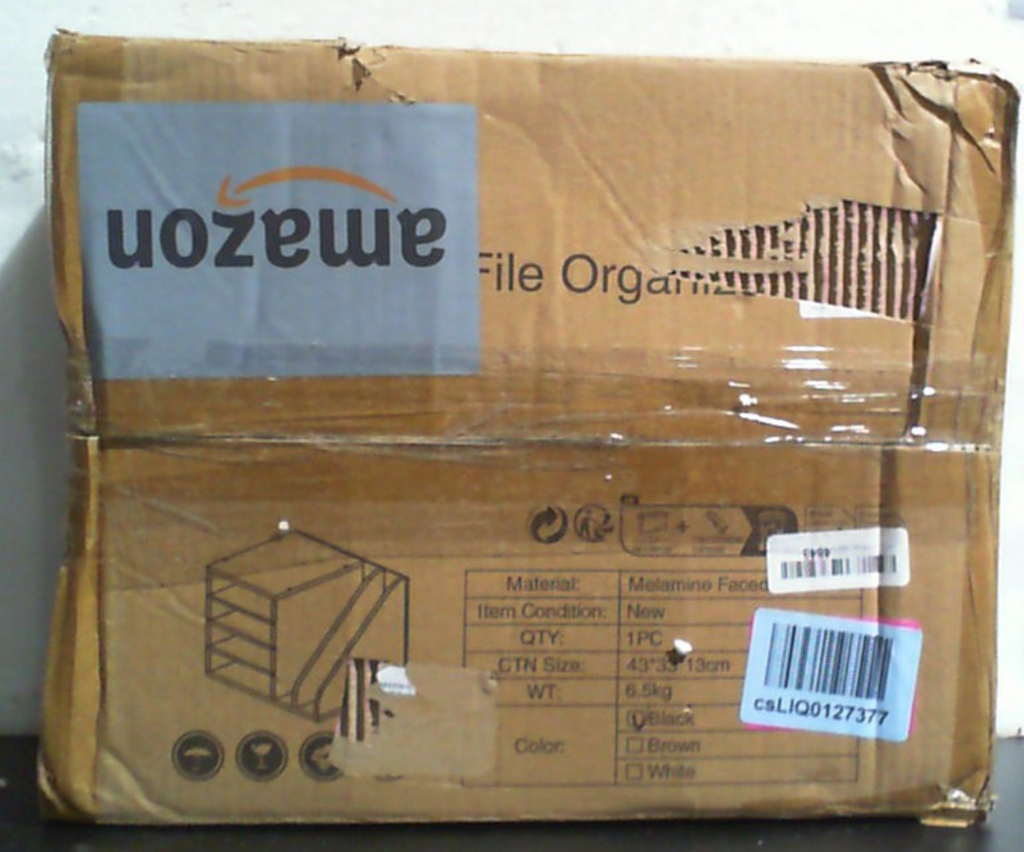 Organizador de Escritorio de Madera Senhoglb | Porta Documentos y Correspondencia con Compartimentos Ajustables | Para Hogar, Oficina y Escuela | Negro