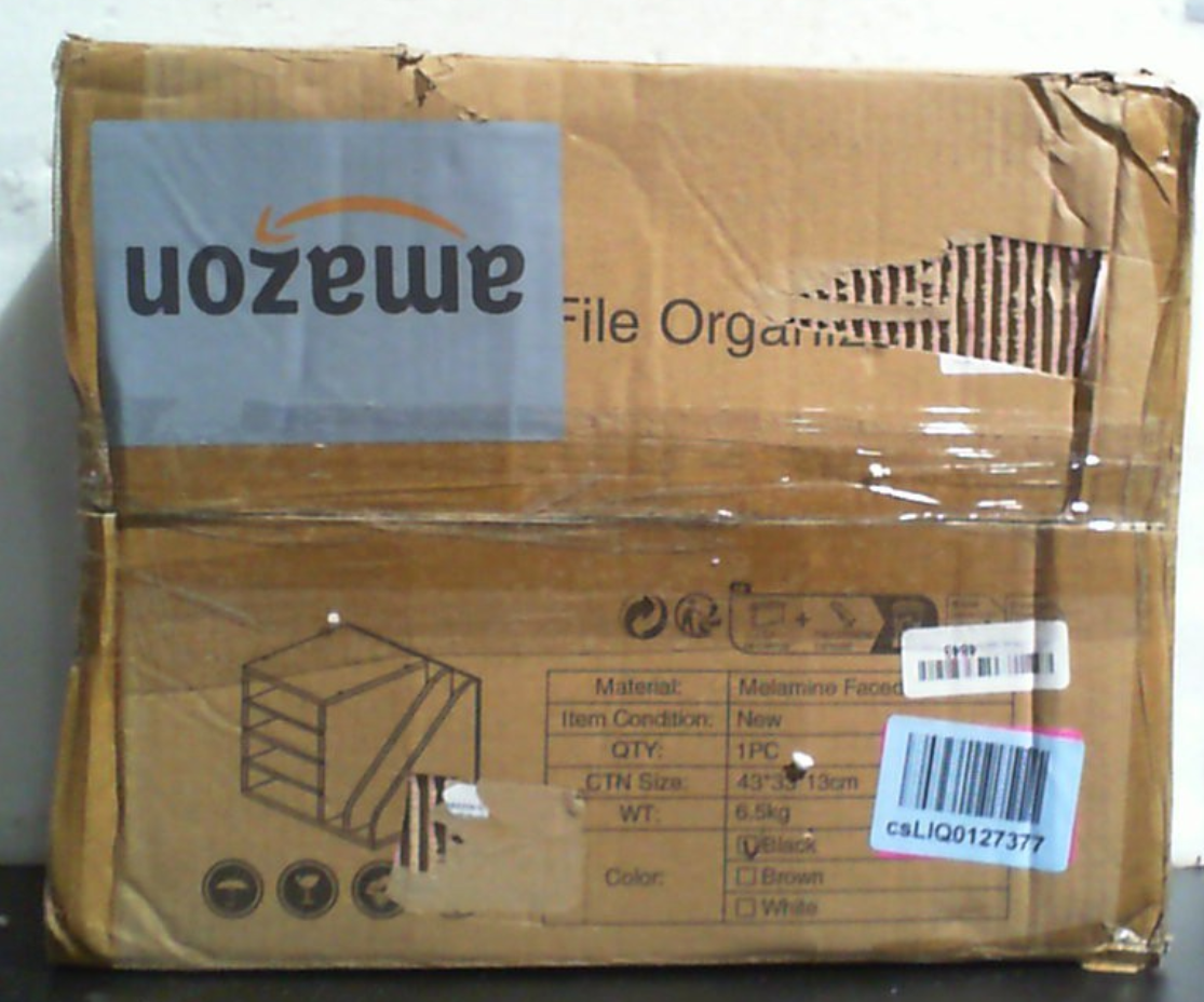 Organizador de Escritorio de Madera Senhoglb | Porta Documentos y Correspondencia con Compartimentos Ajustables | Para Hogar, Oficina y Escuela | Negro