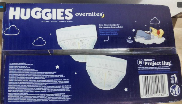 Pañales Nocturnos Huggies Overnites Talla 6 (16+ kg) | 72 Unidades | Para Uso Nocturno | Máxima Absorción ARTICULO VIENE SELLADO Y VIENE COMO SE OBSERVA EN LA SEGUNDA IMAGEN )