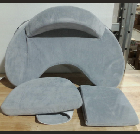 Almohada de Lactancia Momcozy CozyPro | Soporte Lumbar y de Brazo, Guarda de Seguridad |ARTICULO VIENE COMO SE MUESTRA EN LA SEGUNDA IMAGEN CONTIENE 3 PIEZAS