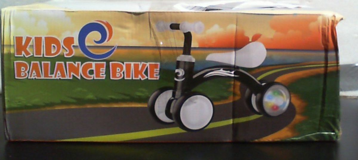 Bicicleta de Equilibrio con Luces de Colores | Juguete para Ninos de 10 a 36 Meses | Sin Pedales, 4 Ruedas Silenciosas, Asiento Suave | Regalo de Primer Cumpleanos