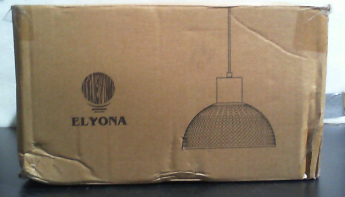 ELYONA Paquete de 2 Luces Colgantes Martilladas