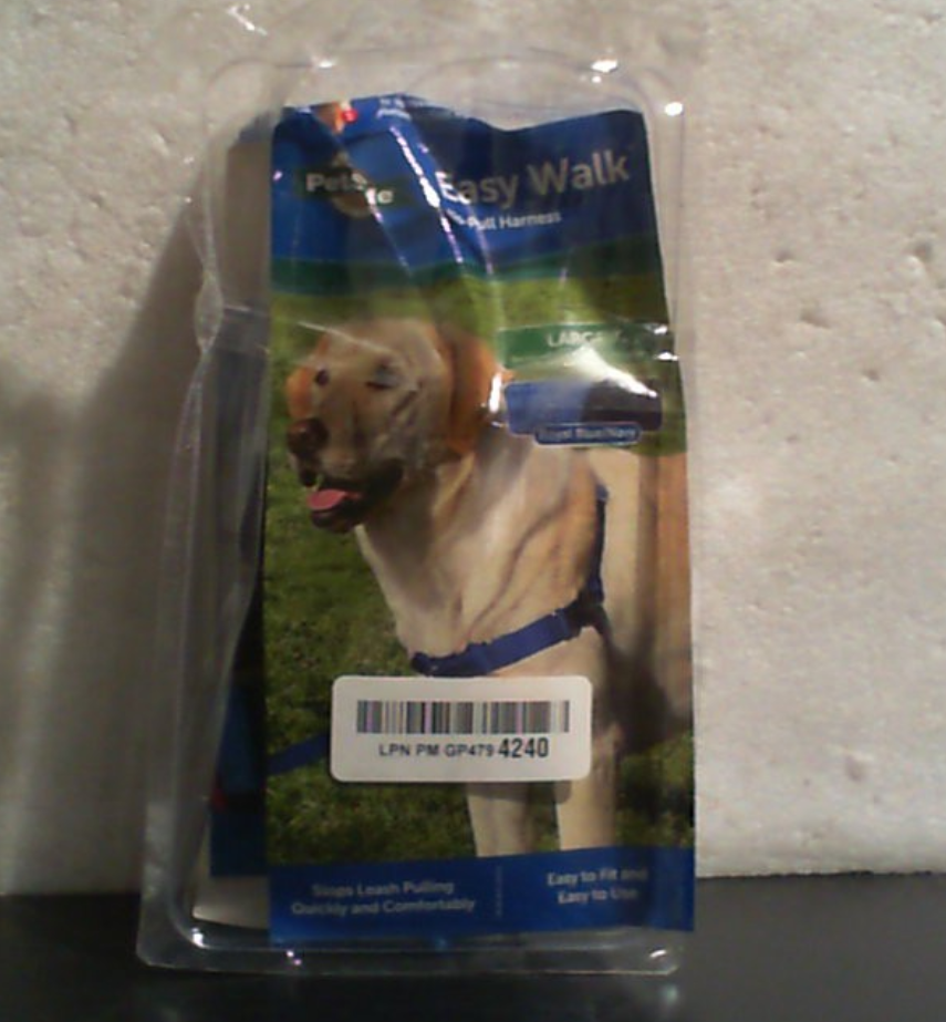 Arnés PetSafe Easy Walk Deluxe para perros grandes, correa de 1,8 m, color azul océano