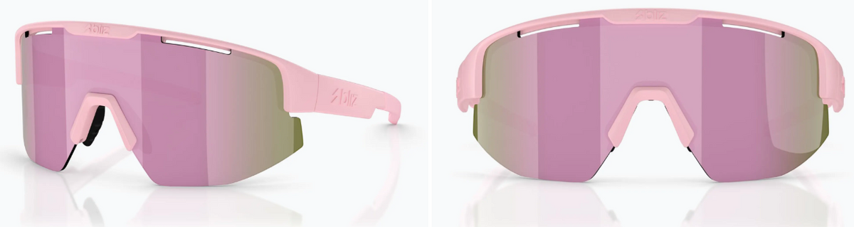 Gafas de sol multicolor Bliz Matrix rosa empolvado mate/marrón