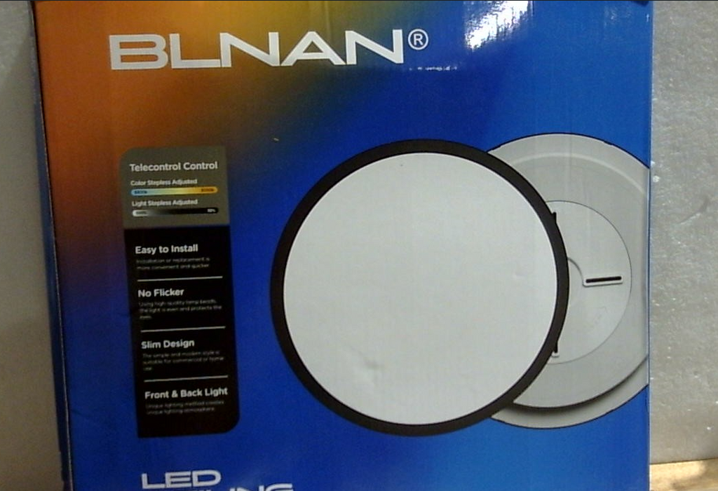 Lámpara de techo LED empotrable BLNAN con control remoto, 12 pulgadas, 24 W, regulable, de perfil bajo, con cableado fijo, temperatura de color de 3000 K a 6500 K, lámpara moderna ultrafina para dormitorio, color negro, 12 pulgadas.
