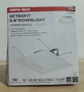 foco empotrable LED Satco Nuvo S11821R1 de tipo retrofit para latas o carcasas de 5 a 6 pulgadas ARTICULO VIENE COMO SE OBSERVA EN LA SEGUNDA Y TERCERA  IMAGEN )