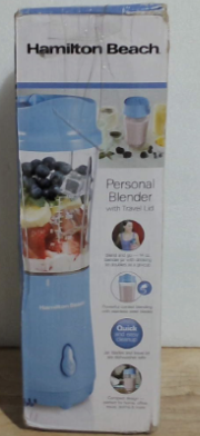 licuadora personal Hamilton Beach (modelo de 14 oz / 414 ml) ( ARTICULO VIENE COMO SE MUESTRA EN LA SEGNDA IMAGEN )