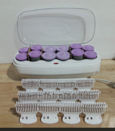 set de rulos térmicos para el cabello de la marca Conair, específicamente el modelo Conair Xtreme Instant Heat Jumbo & Super Jumbo Hot Rollers.( ARTICULO VIENE COMO SE OBSERVA EN LA SEGUNDA IMAGEN )