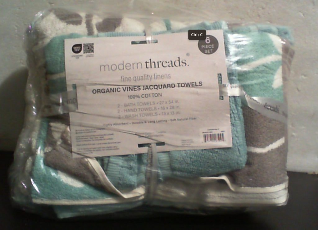 Modern Threads Juego de toallas de baño de 6 piezas